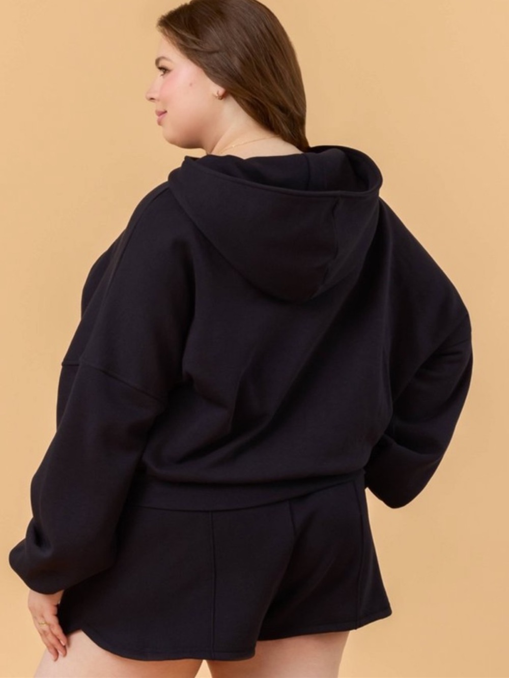 Blogilates Marshmallow Full Zip Hooded Sweatshirt - Picture 4 of 5